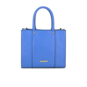 Rebecca Minkoff Women's Mini Mac Leather Tote Bag - Bright Blue Image 1