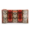 Marc by Marc Jacobs Annabelle Snake Print Clutch Bag - Infra Red Multi - Image 1