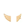 Maria Francesca Pepe Spiked Thorn Shaped Earrings - Gold - Image 1