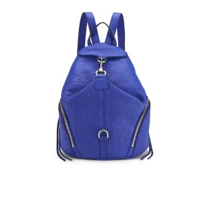 Rebecca Minkoff Women's Julian Leather Backpack - Bright Blue Image 1