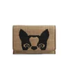 Marc by Marc Jacobs Olive Raffia Dog Clutch Bag - Natural Bamboo - Image 1