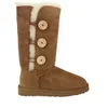 UGG Women's Bailey Button Triplet Boots - Chestnut - Image 1