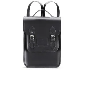 The Cambridge Satchel Company Portrait Leather Backpack - Black Image 1
