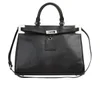 French Connection Air Of Elegance Handheld Leather Tote Bag – Black - Image 1