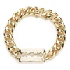 McQ Alexander McQueen Chunky Chain Bracelet - Light Shiny Gold - Image 1