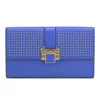 Rebecca Minkoff Women's Coco Leather Clutch Bag with Studs - Bright Blue - Image 1