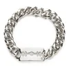 McQ Alexander McQueen Chunky Chain Bracelet - Shiny Silver - Image 1