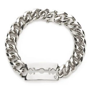 McQ Alexander McQueen Chunky Chain Bracelet - Shiny Silver Image 1