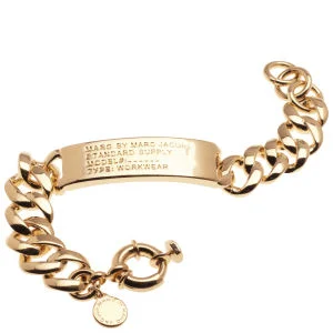 Marc by Marc Jacobs Standard Supply ID Bracelet - Rose Gold