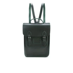 The Cambridge Satchel Company Portrait Leather Backpack - Dark Olive Image 1