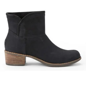 UGG Women's Darling Leather Heeled Ankle Boots - Black Image 1