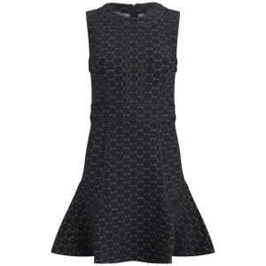 Marc by Marc Jacobs Women's Fit and Flair Tank Dress - Black Multi