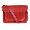 The Cambridge Satchel Company 14 Inch Classic Leather Satchel - Red - Image 1
