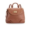 Marc by Marc Jacobs Classic Q Mariska Leather Backpack - Smoked Almond - Image 1