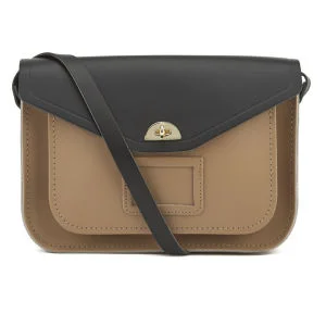The Cambridge Satchel Company Women's Shoulder Bag Satchel - Strap Black/Biscuit
