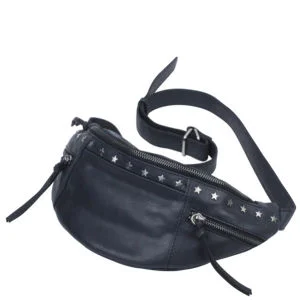 Markberg Martina Leather Bum Bag - Black