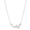 Enelle London Necklace Silver LUCKY - Image 1