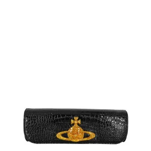 Vivienne Westwood - Accessories Women's 5818 Chancery Chain Croc Finish Clutch Bag - Black