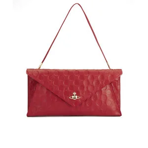 Vivienne Westwood Women's Polka Dot Clutch Bag - Red Image 1