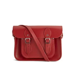 The Cambridge Satchel Company 11 Inch Classic Leather Satchel - Red Image 1