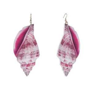 Tatty Devine Shell Grotto Earrings - Pink Image 1