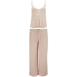 Wildfox Women's Need Coffee Cami and Pant Set - Pink