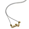 Enelle London Necklace 18ct Gold Plated on Silver Chain LUCKY - Image 1