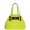 Vivienne Westwood - Accessories Women's 6151 Dino Large Leather Bag - Neon Lime - Image 1