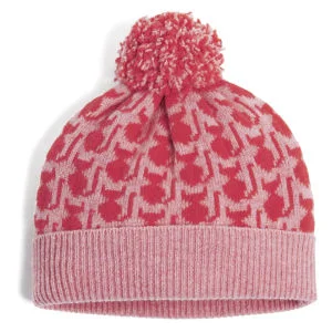 Orla Kiely Women's Kitten Fairisle Wool Hat - Red/Pink Image 1