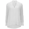 Helmut Lang Women's Blouse with Buttoned Sleeves - Optic White - Image 1