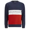 Billionaire Boys Club Men's Break Cut and Sew Crew Neck Sweatshirt - Navy - Image 1
