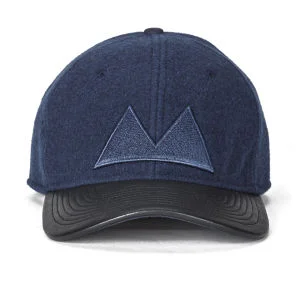 Marc by Marc Jacobs Embroidered M Logo Baseball Cap - Marine Blue Image 1