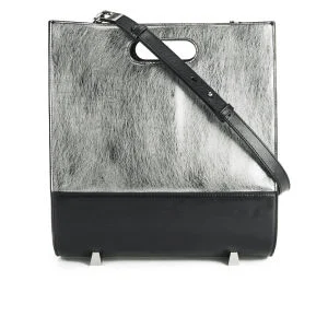 Alexander Wang Chastity Soft Tote Bag - Silver Raw Metallic Boviner Image 1