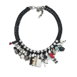 Venessa Arizaga Women's Pandora's Box Necklace - Black