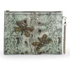 Matthew Williamson Women's Nomad Dragonfly Pouch Leather Clutch Bag - Mint Snake - Image 1