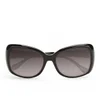 Vivienne Westwood Oversized Swarovski Temple Logo Sunglasses - Black - Image 1