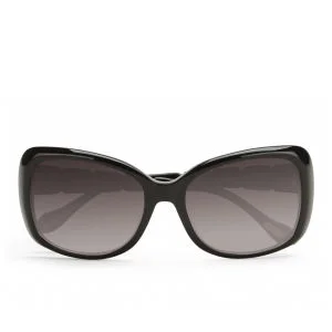 Vivienne Westwood Oversized Swarovski Temple Logo Sunglasses - Black