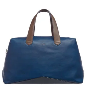 Paul Smith Accessories Men's Leather Holdall Bag - Petrol Blue Image 1