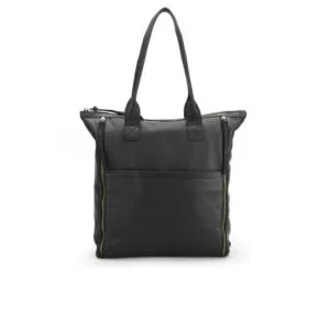 Markberg Henriette Women's Wing Zip Leather Tote Bag - Black Image 1