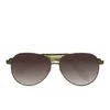 Vivienne Westwood Matt Aviator Sunglasses - Bronze - Image 1