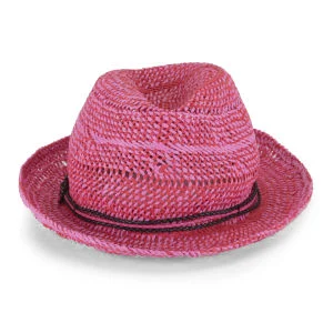 French Connection Daysha Straw Hat - Havana Red/Spring Break Image 1