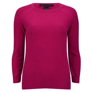 Marc by Marc Jacobs Women's Pieced and Panelled Crew Neck Jumper - Strawberry Daiquiri
