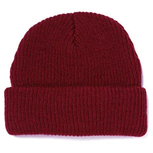 GANT Rugger Men's Roll-Up Ribbed Beanie - Red Image 1