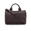 Alexander Wang Rocco Stud  Detail Leather Bowler Bag - Beet - Image 1