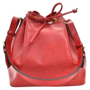 Louis Vuitton Vintage Red Epi Leather Noe Petit Red Shoulder Bag