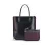Alexander Wang Prisma Leather Tote Bag - Black/Burgundy - Image 1