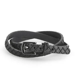 Markberg Women's Sammy Leather Bracelet - Black Image 1