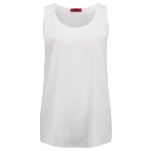 HUGO Women's Cendis Silk Top - White Image 1
