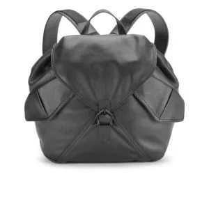 Carven Leather Backpack - Black