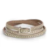 Markberg Women's Marissa Skinny Studded Leather Bracelet - Latte - Image 1